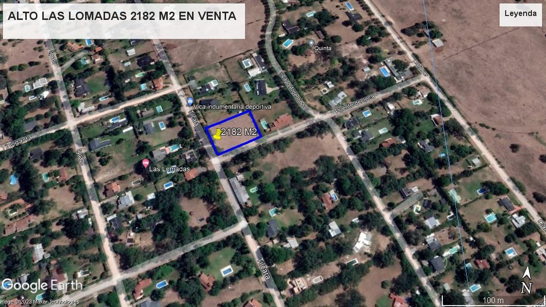 EXCELENTE LOTE EN VENTA ALTO LAS LOMADAS - LOS CARDALES
