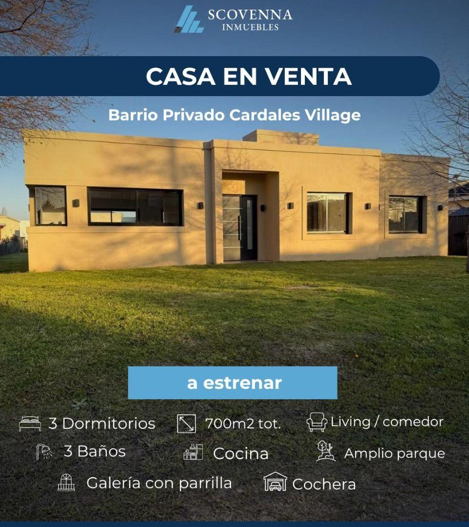 Exclusiva Casa en Venta a Estrenar - Barrio Cardales Village