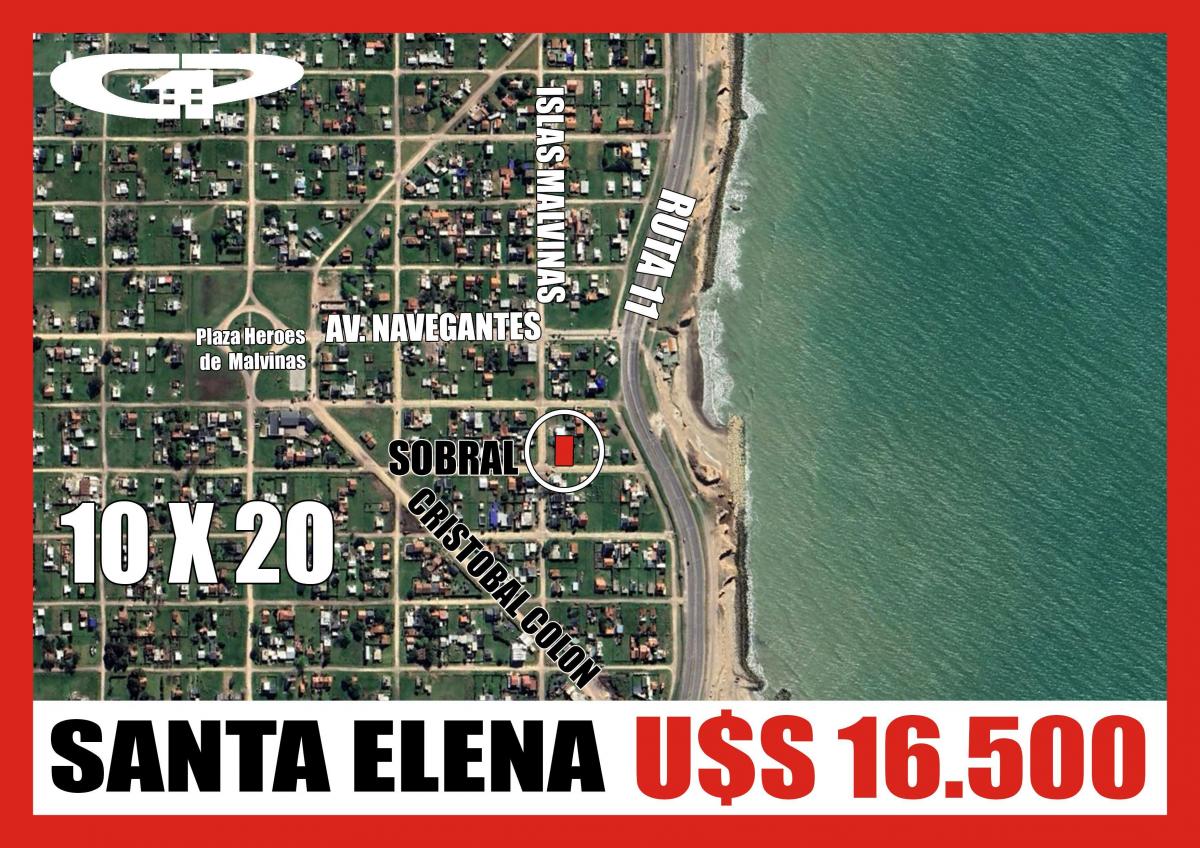 Lote en Santa Elena a m del Mar. Calle A. Sobral 4