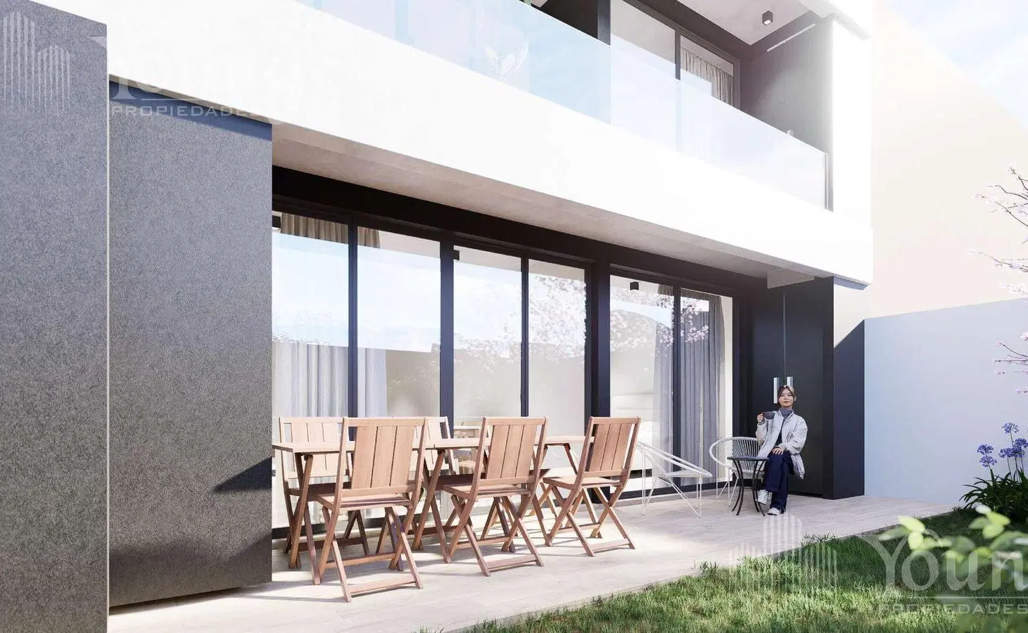Departamento 4 ambientes con patio en pozo LOTES 3M13-14 1