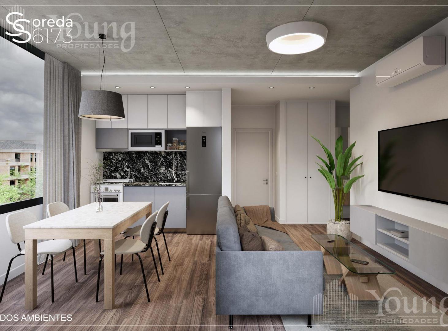 Foto de Departamento 3 ambientes con cochera y terraza propia en venta centro, imagen 2