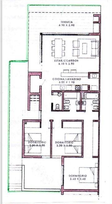 Departamento  en Venta en Castaños, Nordelta, Tigre