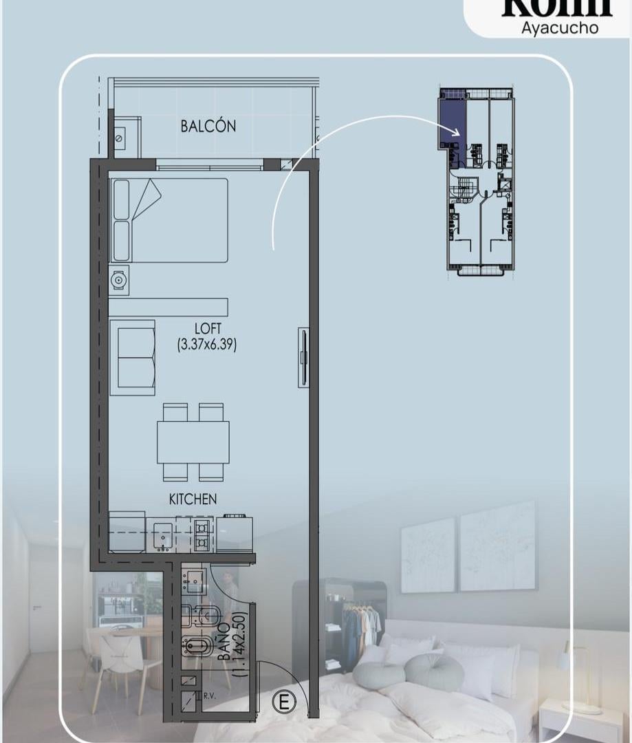 Foto de Kolm Ayacucho - Deptos loft, 1 y 2 dorm, imagen 2