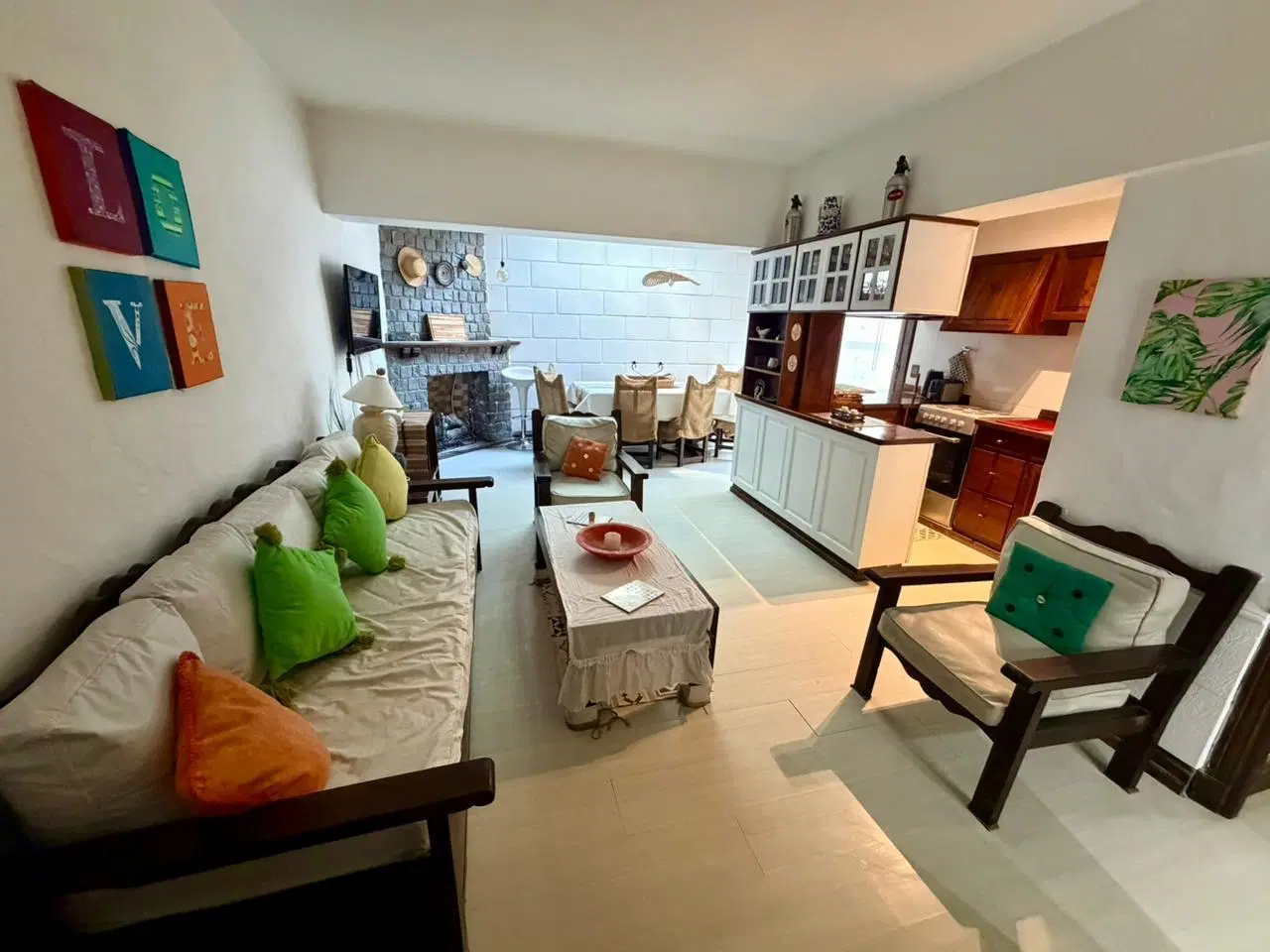 Departamento 3 ambientes con patio y cochera. Alquiler. Playa Grande 2