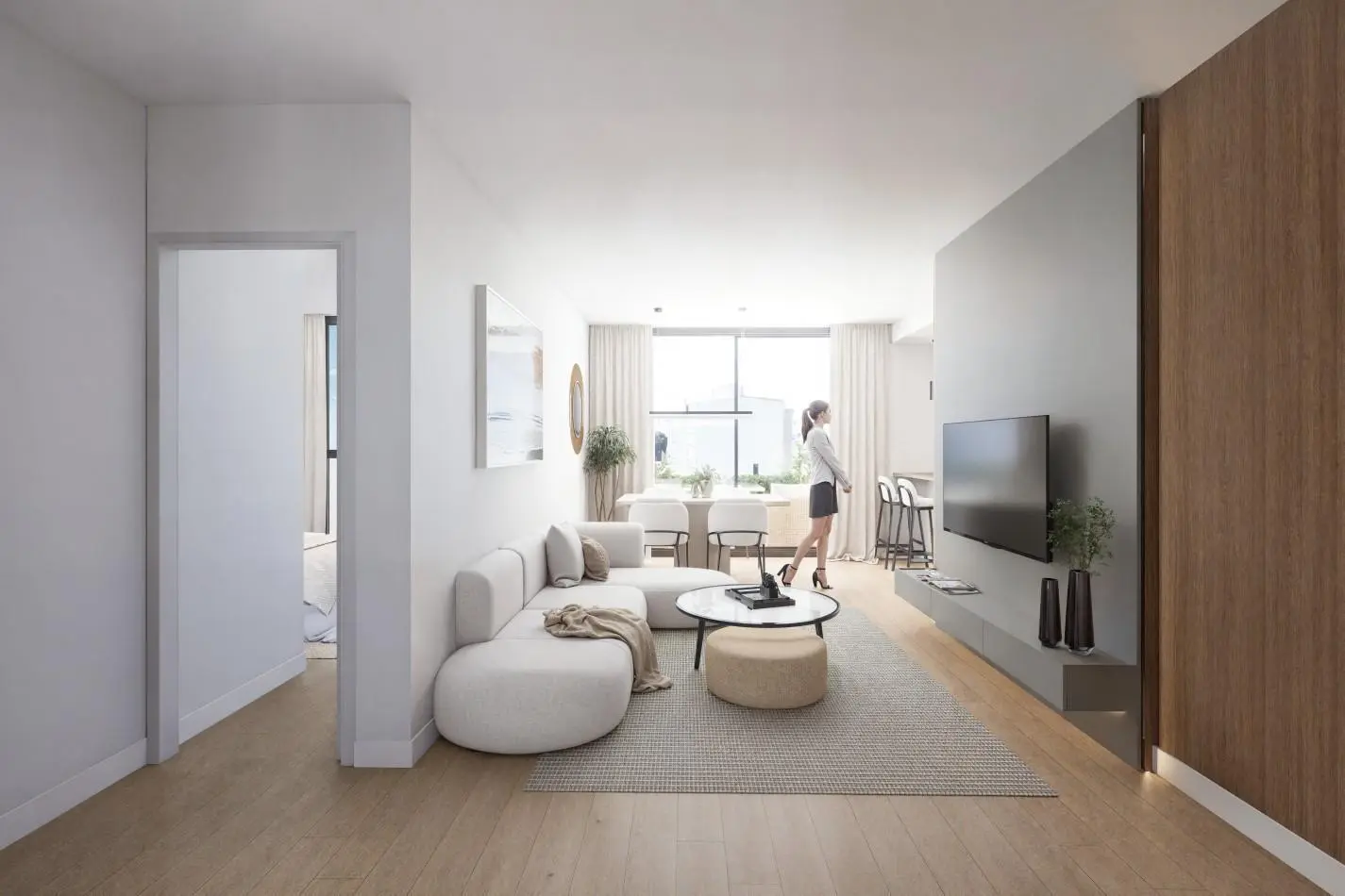 2 AMBIENTES A ESTRENAR CON COCHERA Y BAULERA - EDIFICIO FLAT DESIGN - ZONA ALDREY. MAR DEL PLATA 3