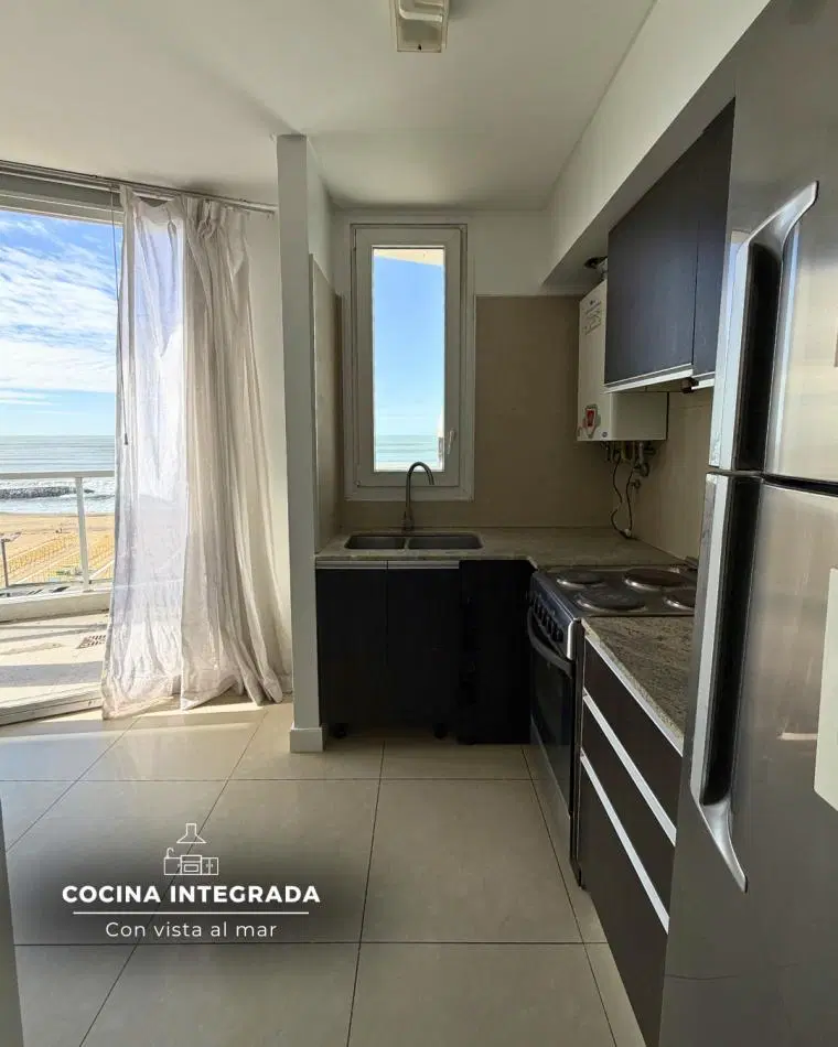 DEPARTAMENTO 3 AMBIENTES EN ALQUILER 24 MESES. VISTA PLENA AL MAR BALCON TERRAZA CON PARRILLA 3