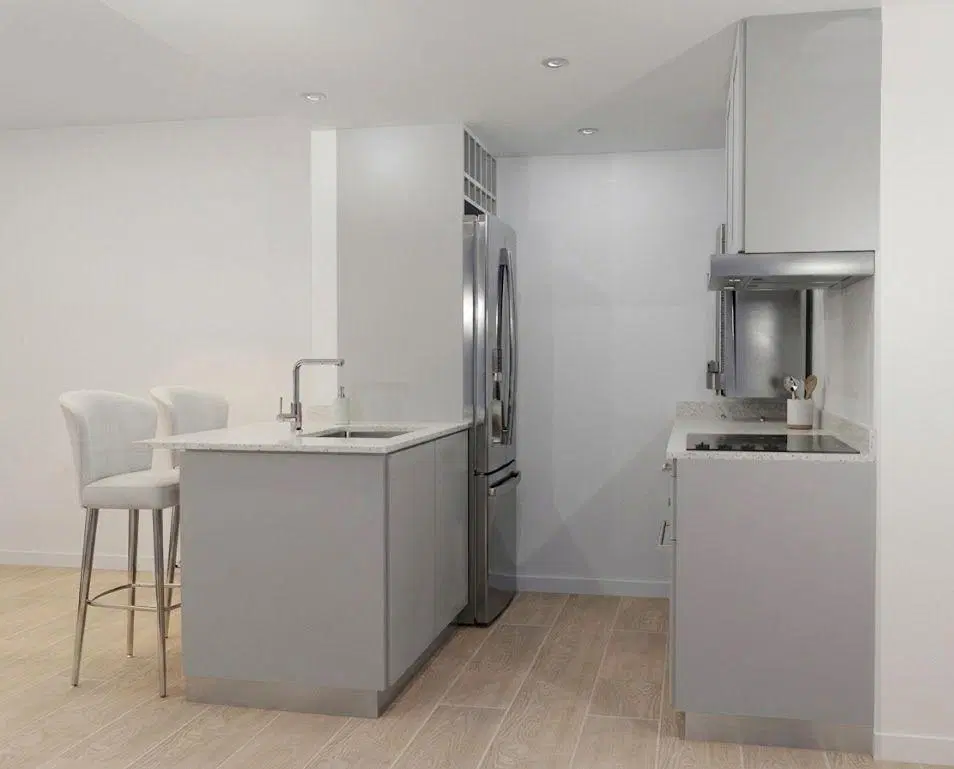 Departamento en venta de 1 dormitorio con balcon al frente en barrio Martin 8