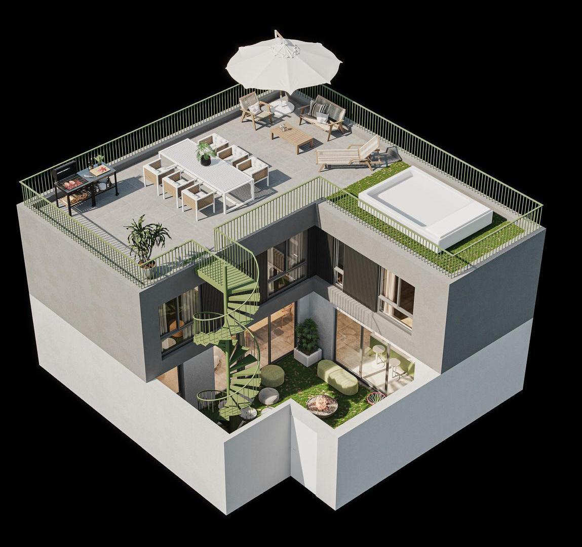 Foto de Casa de pasillo reciclada en venta con terraza y pileta en pleno centro, imagen 4