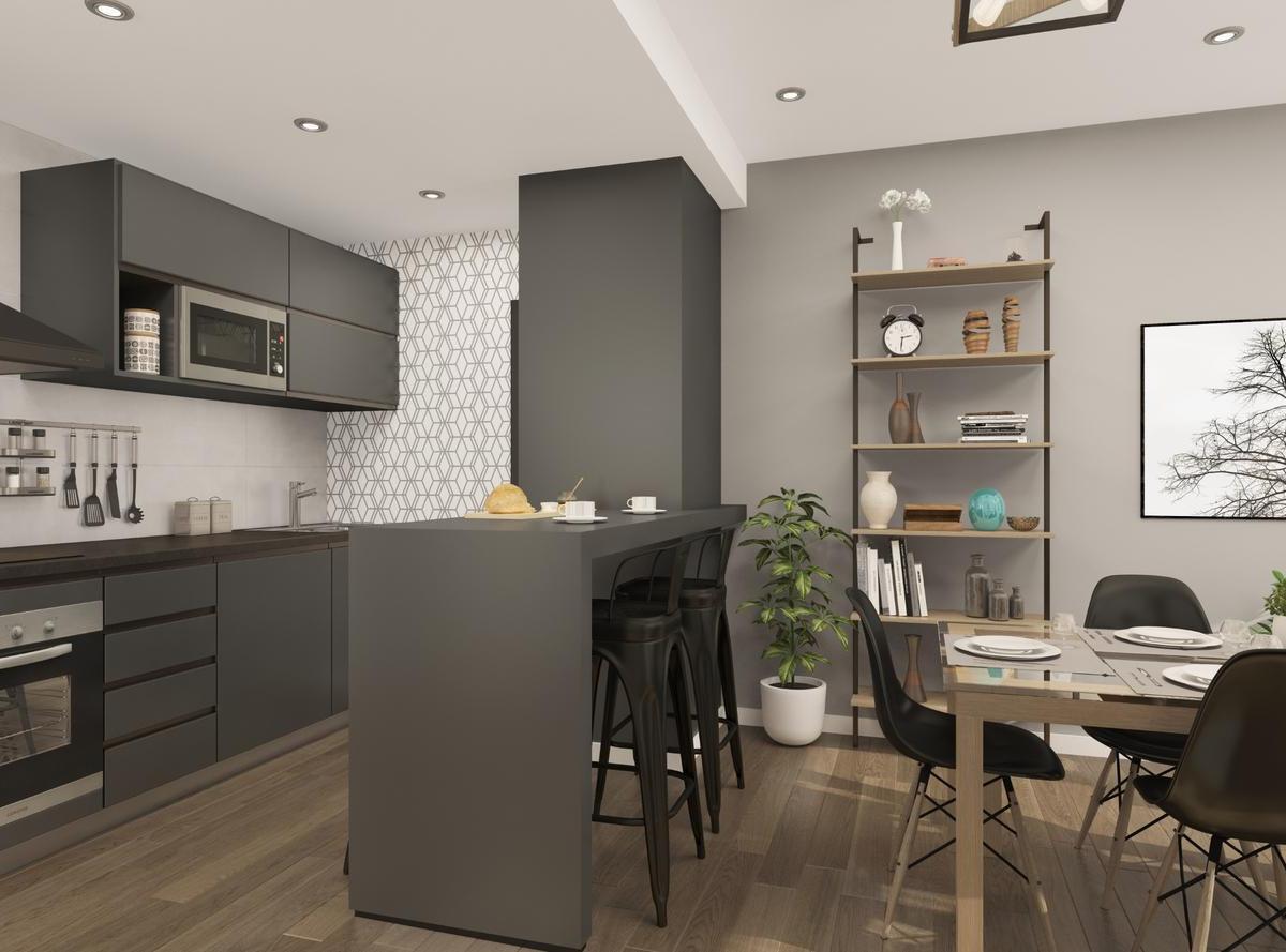 Venta departamento 2 ambientes zona centro con cochera en pozo