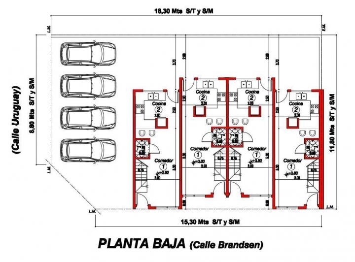 Duplex en Obra, de 2 amb con cochera