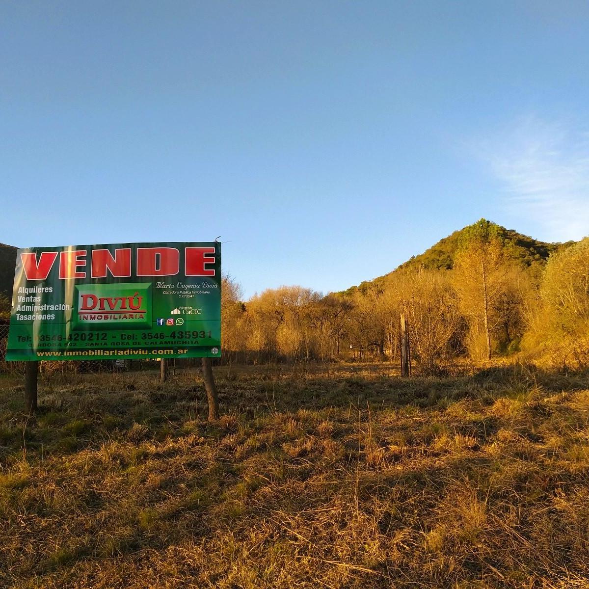Lote Venta Sobre Ruta Nº 5 en Calamuchita. Terreno Amplio Al Pie de Las Sierras. 5