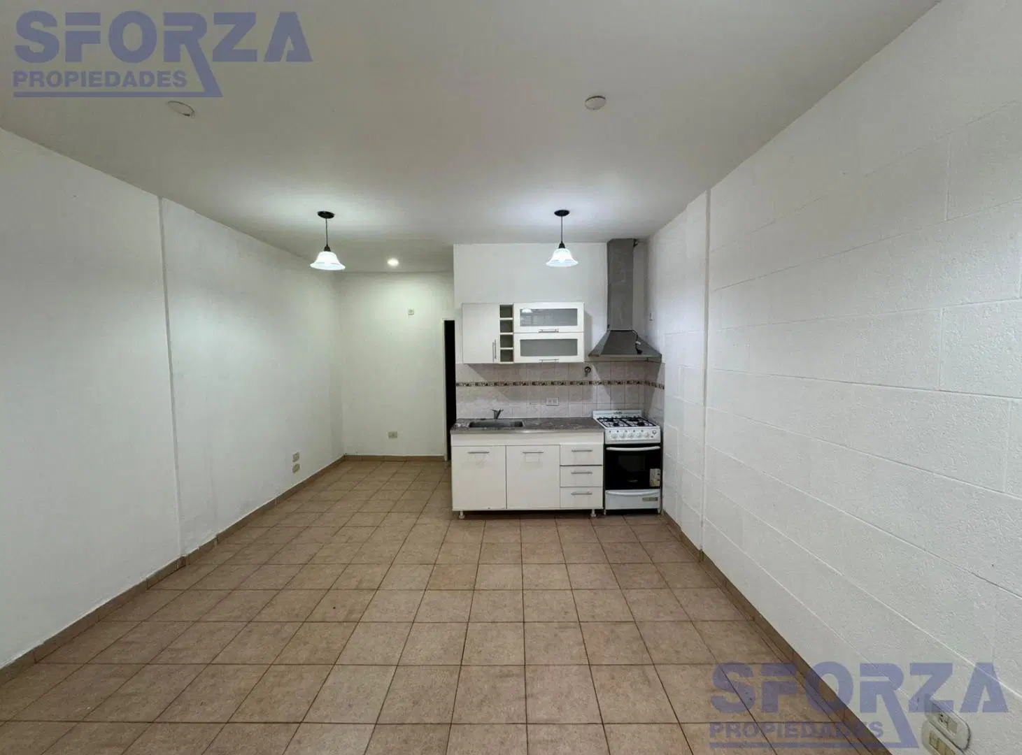 Departamento dos ambientes amplio con patio interno 3