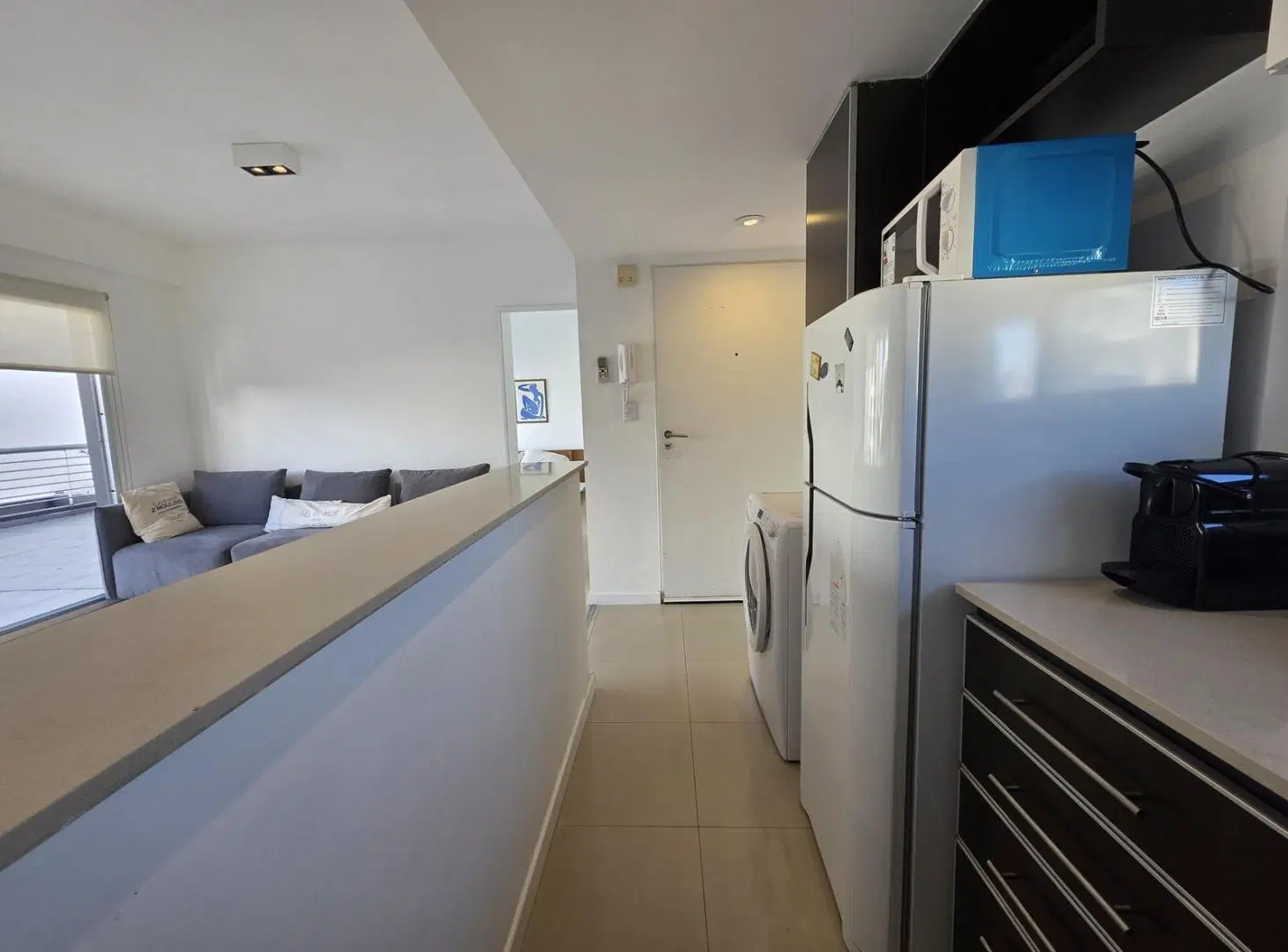 Departamento en Palermo de 2 ambientes modernos con terraza propia y lavarropas 3