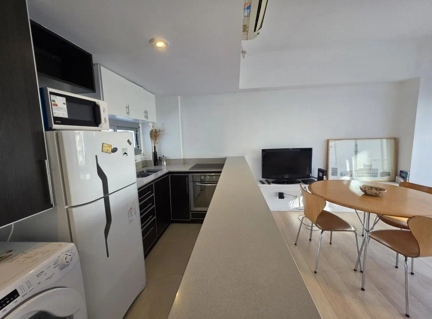 Departamento en Palermo de 2 ambientes modernos con terraza propia y lavarropas 4