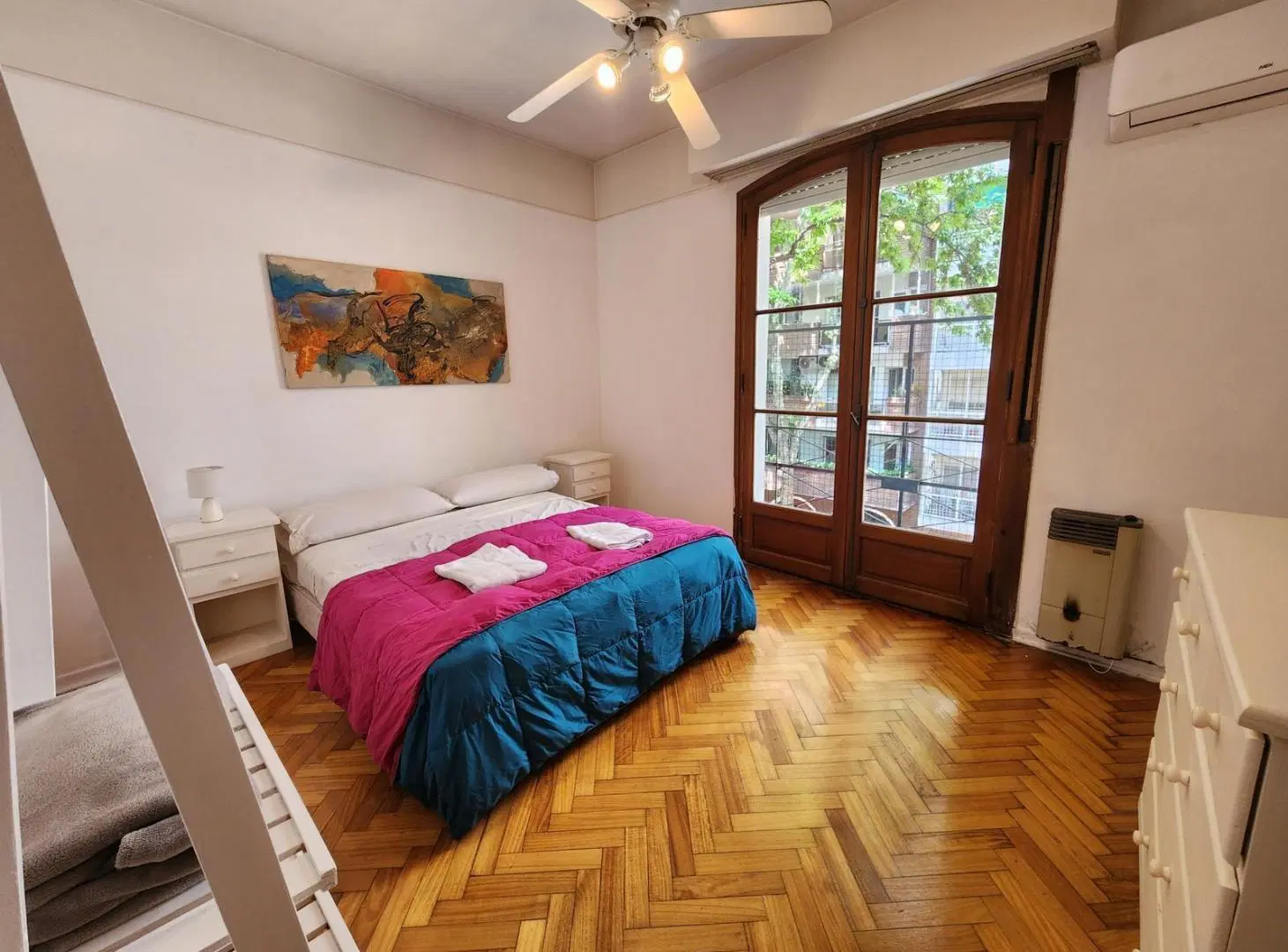 Departamento amoblado en Belgrano de 3 ambientes con balcón y lavarropas en alquiler temporal 5
