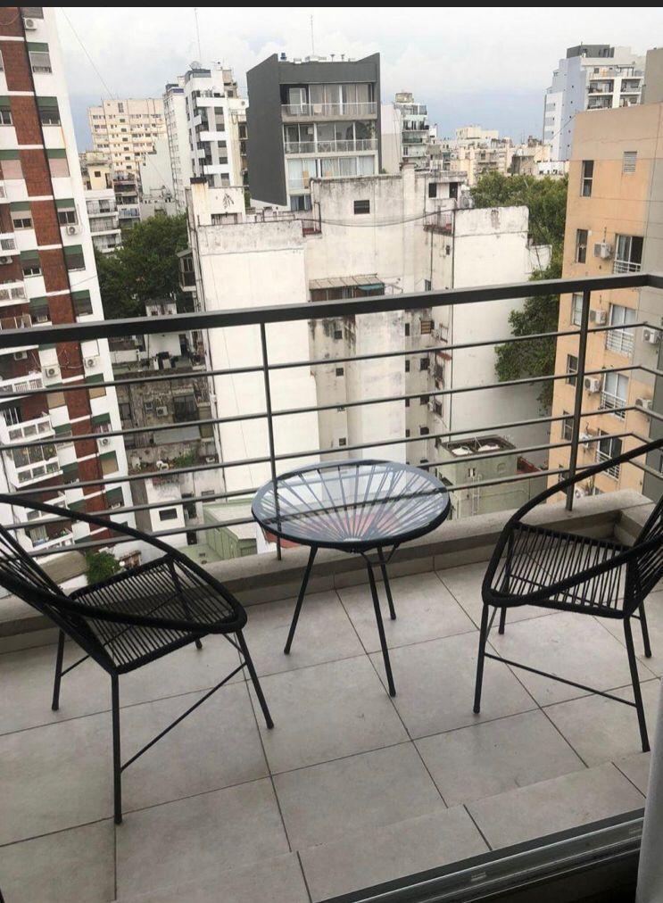 Foto de Departamento monoambiente amoblado con balcón, parrilla, pileta y, imagen 1