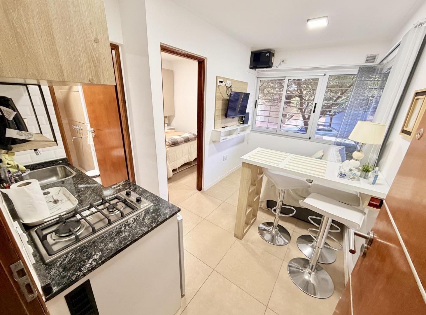 Foto de Monoambiente amoblado - Cochera - Amenities, imagen 1