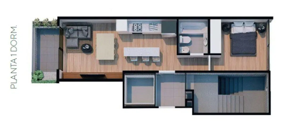 VENTA DEPARTAMENTO DE POZO UN DORMITORIO - ABASTO 2