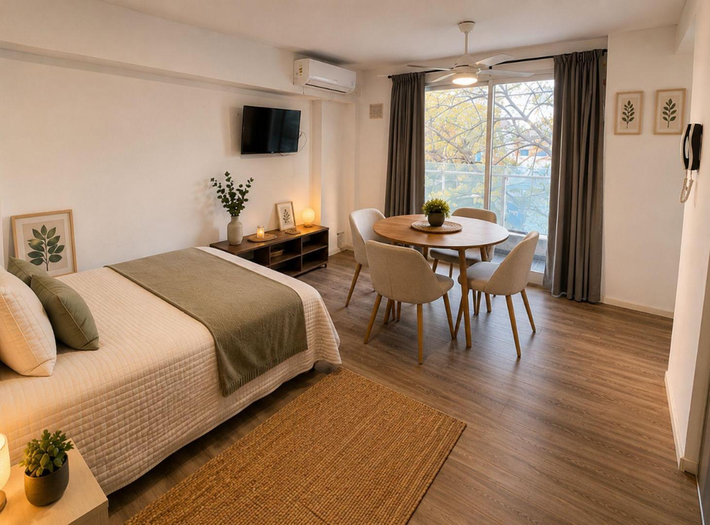 MODERNO MONOAMBIENTE CON BALCÓN EN VENTA. LOURDES