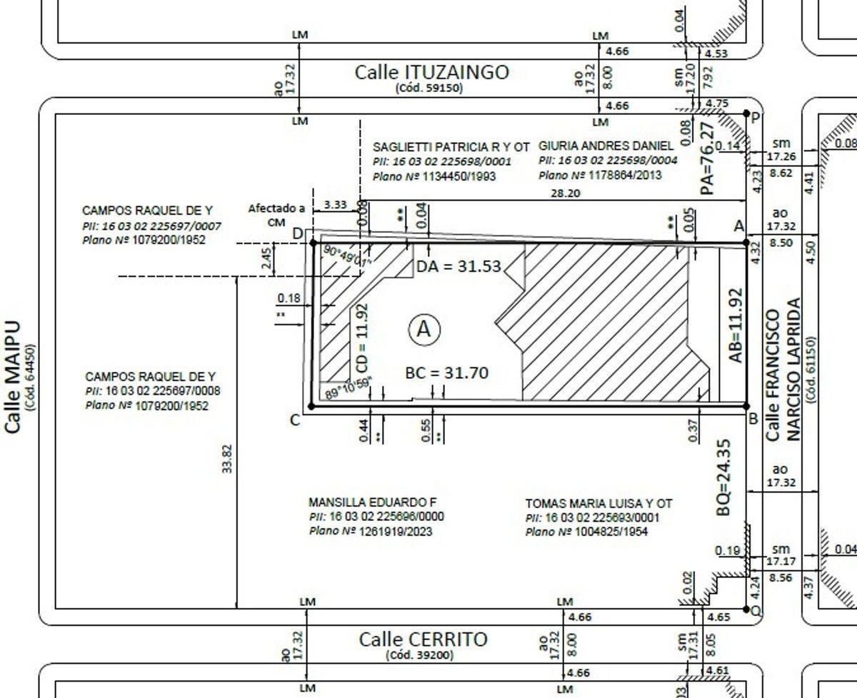 Foto de TERRENO EN VENTA APTO CONSTRUCTORA. PB + 6 PISOS, imagen 3