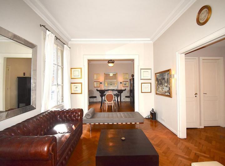 Piso Quintana y Parera Estilo Francés. 3 amb con dependencias o 3º dormitorio 1
