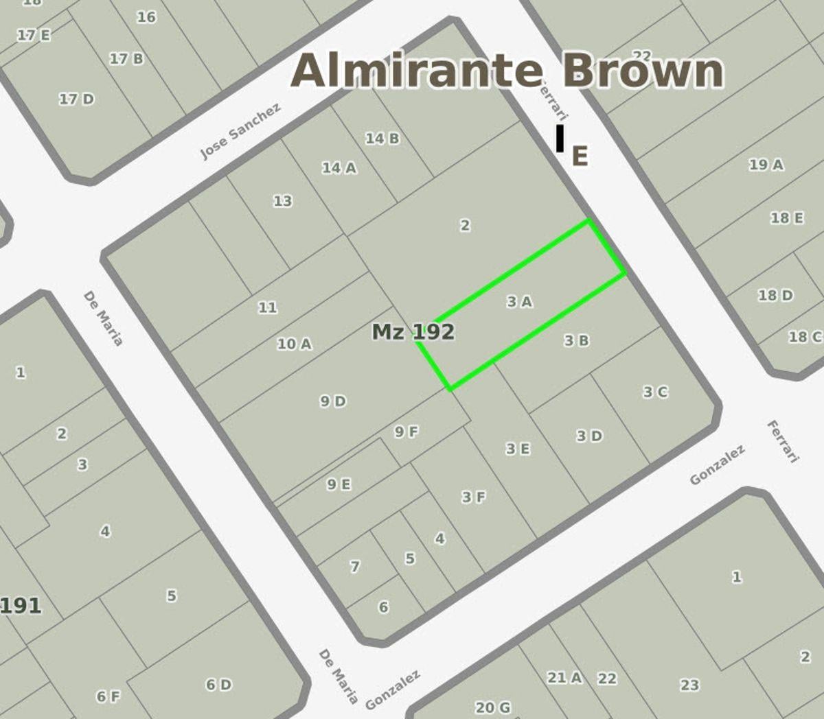 Foto de LOTE EN VENTA SOBRE CALLE FERRARI ENTRE INT. GONZALEZ Y J. SANCHEZ, imagen 1