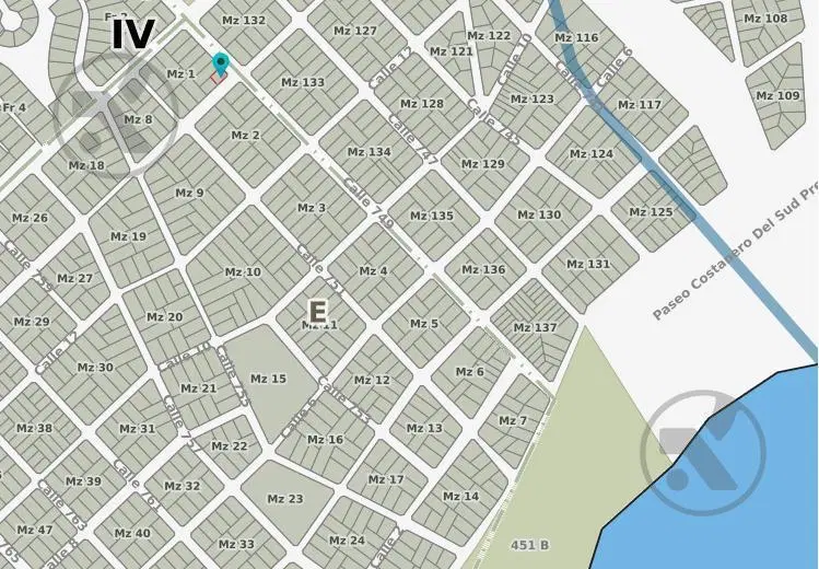 Lote en esquina de 470m2 en Chapadmalal sobre Calle 749 4