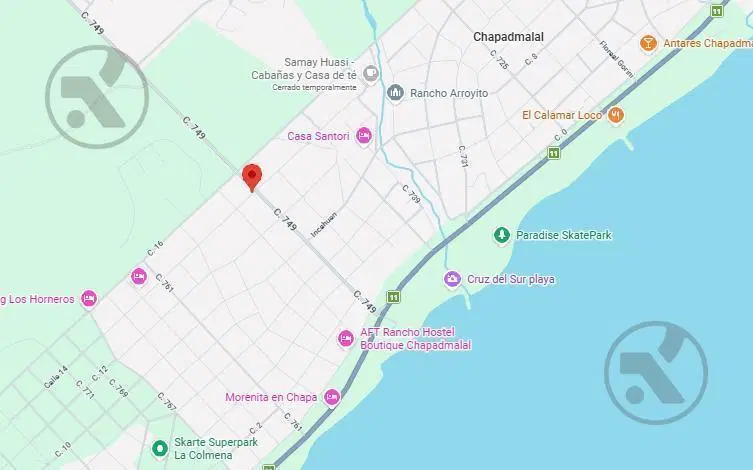 Lote en esquina de 470m2 en Chapadmalal sobre Calle 749 5
