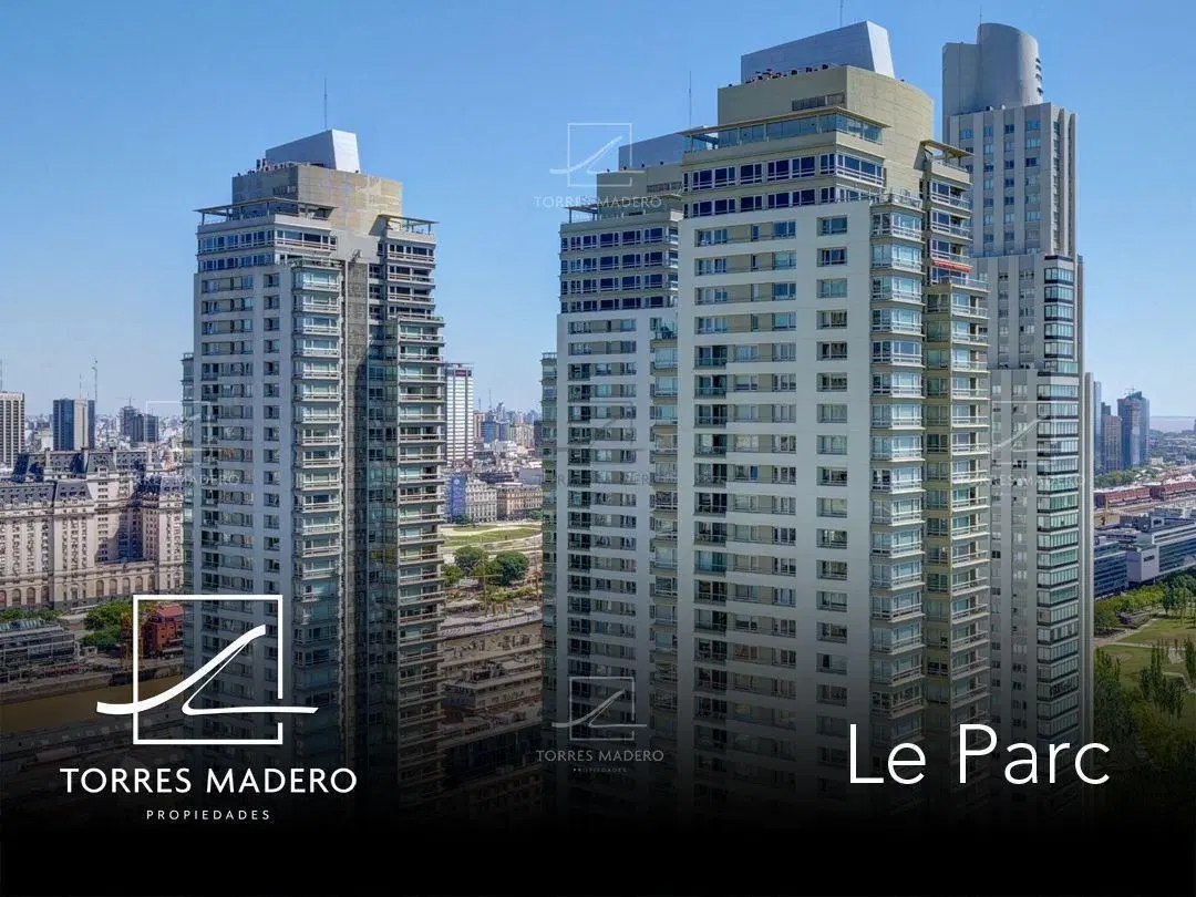 LE PARC PUERTO MADERO - TORRE RIO - 2 DORMITORIOS CON COCHERA ! 4