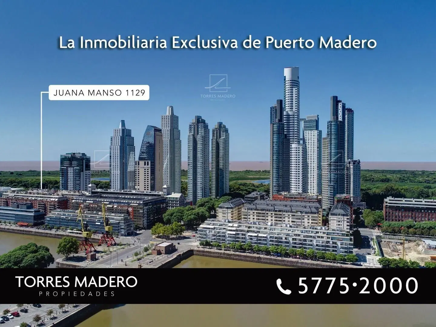 MADERO CENTER EXCELENTE PENTHOUSE DE 3 SUITES Y DEP. DE SERVICIO - VISTA AL DIQUE - 2 COCHERAS ! 3