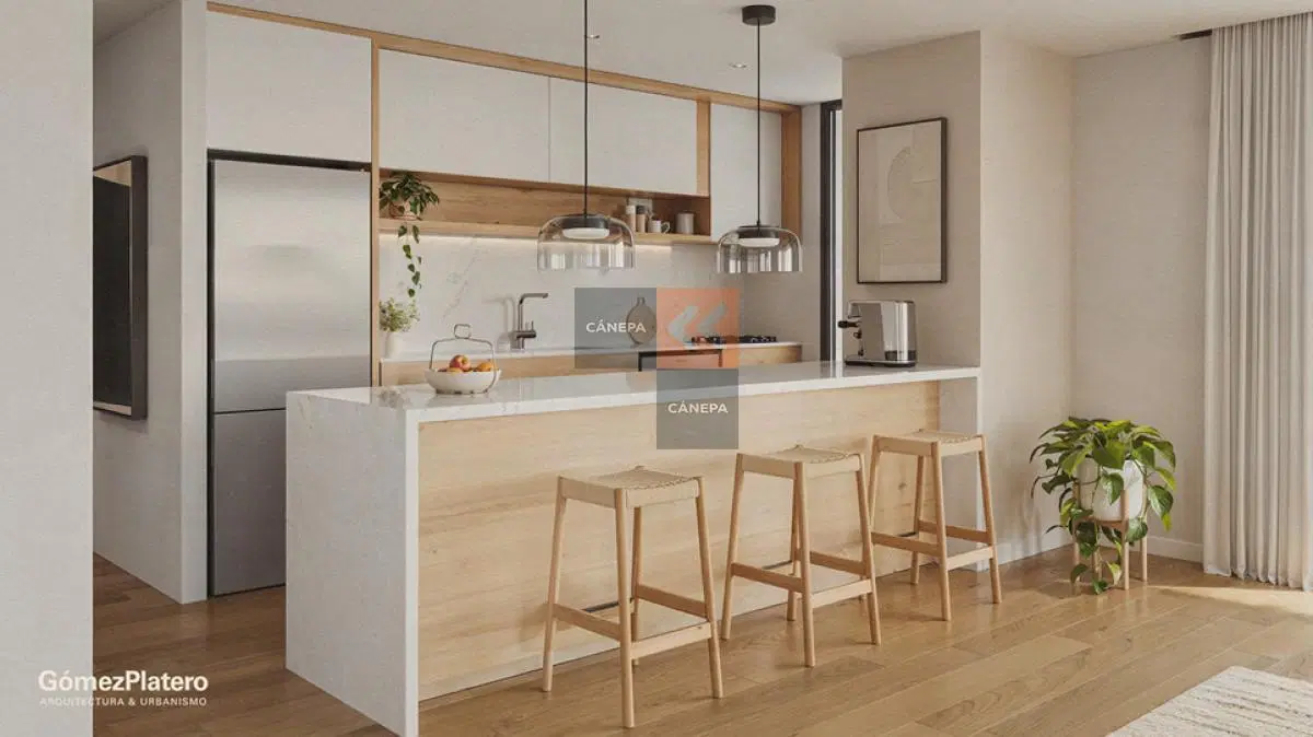 Venta apartamento de 3 dormitorios con parrillero en Av. del Polo 8