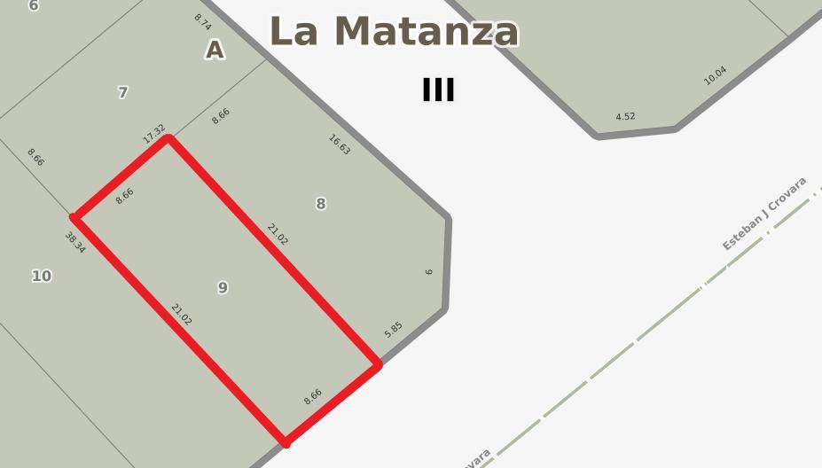 Venta en block sobre Av. Crovara, 2 locales, casa y dpto Villa Madero