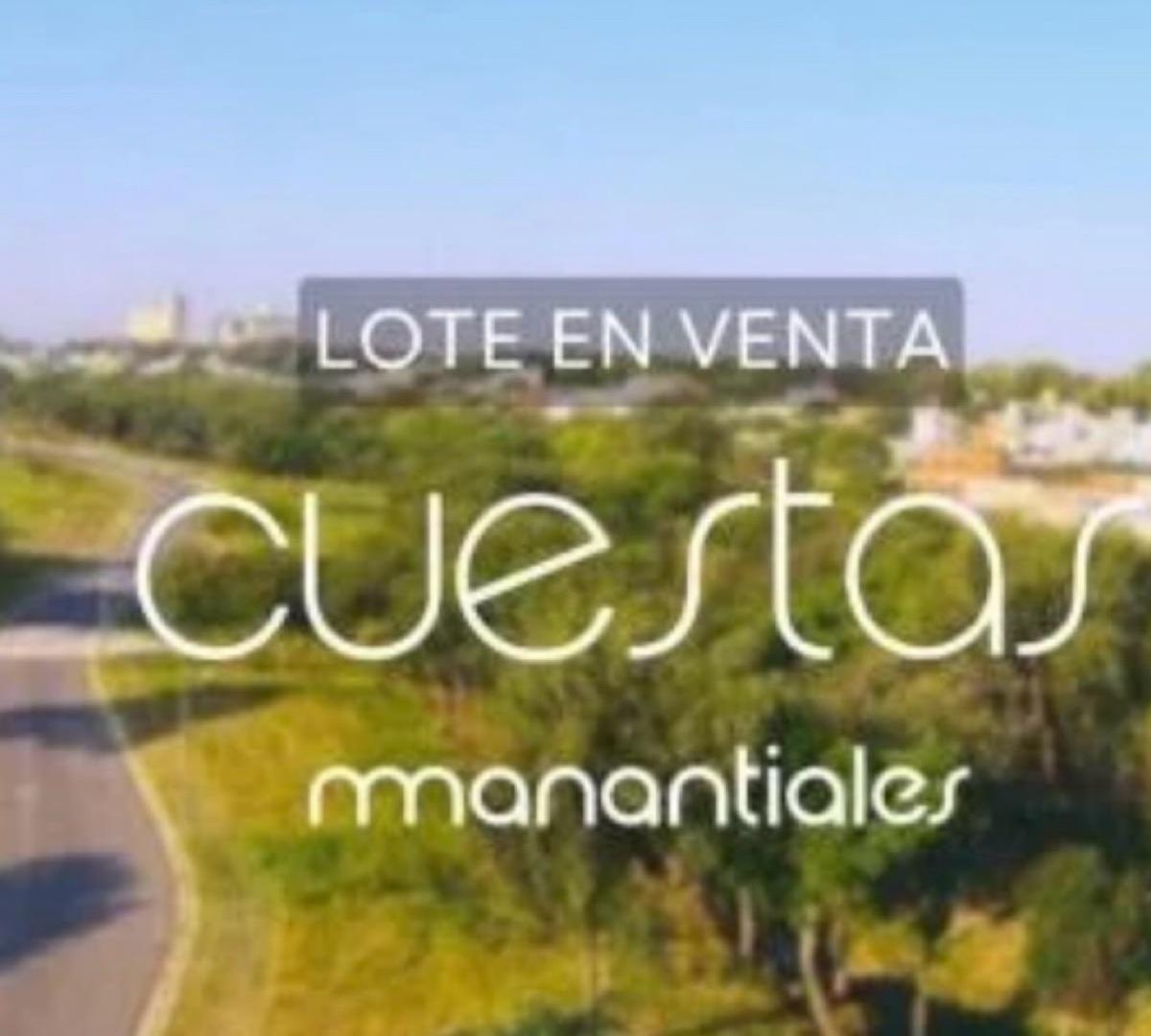 LOTE CUESTAS DE MANANTIALES