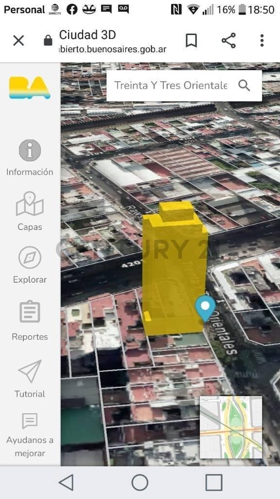 Foto de LOTE EN 33 ORIENTALES Y AV, RIVADAVIA. ZONA LIMITE ALMAGRO,, imagen 2