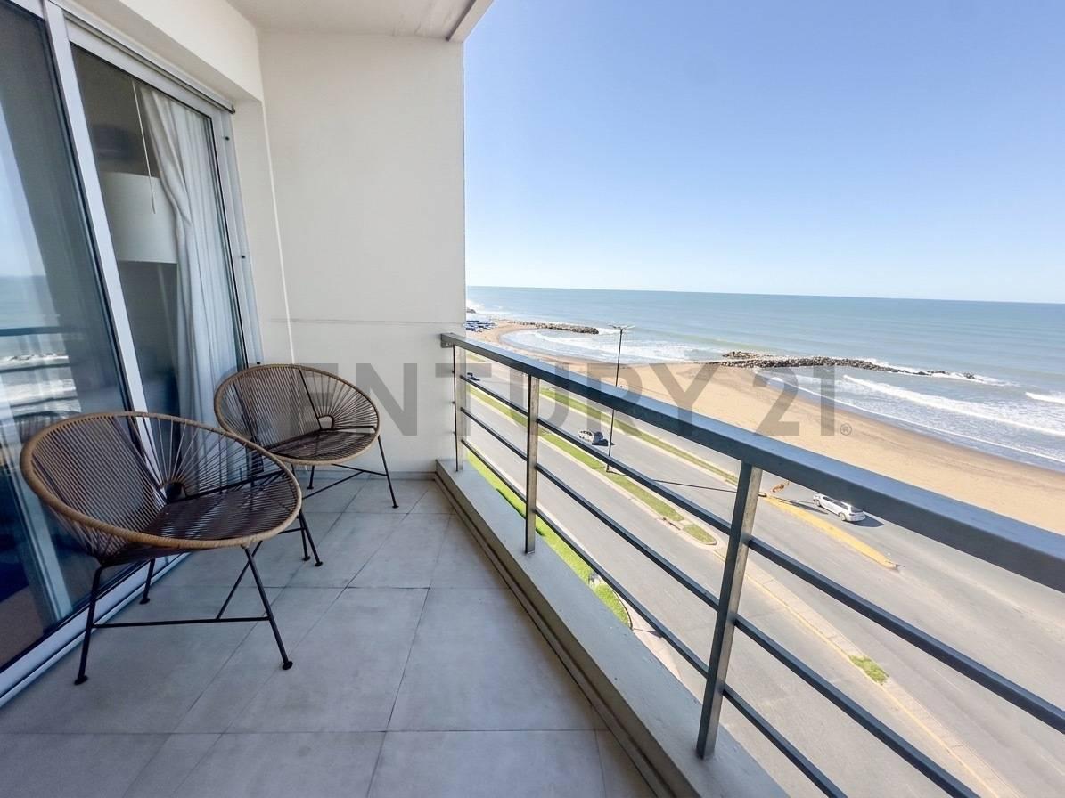 Foto de 3 ambientes c/cochera vista plena al mar en La Perla edificio joven, imagen 1