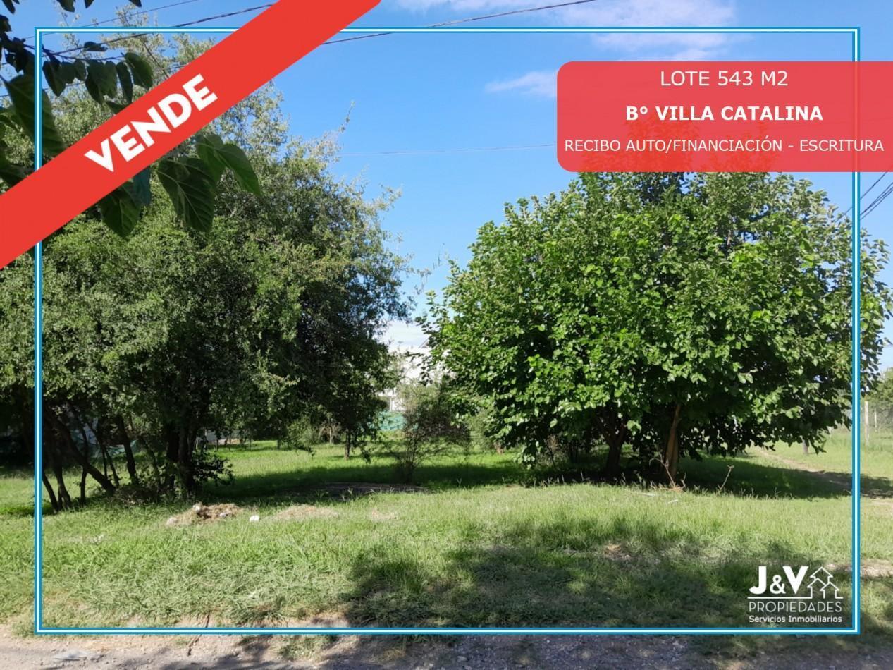 VENDO LOTE 543 m² - VILLA CATALINA. Etapa Los Altos | Recibo auto