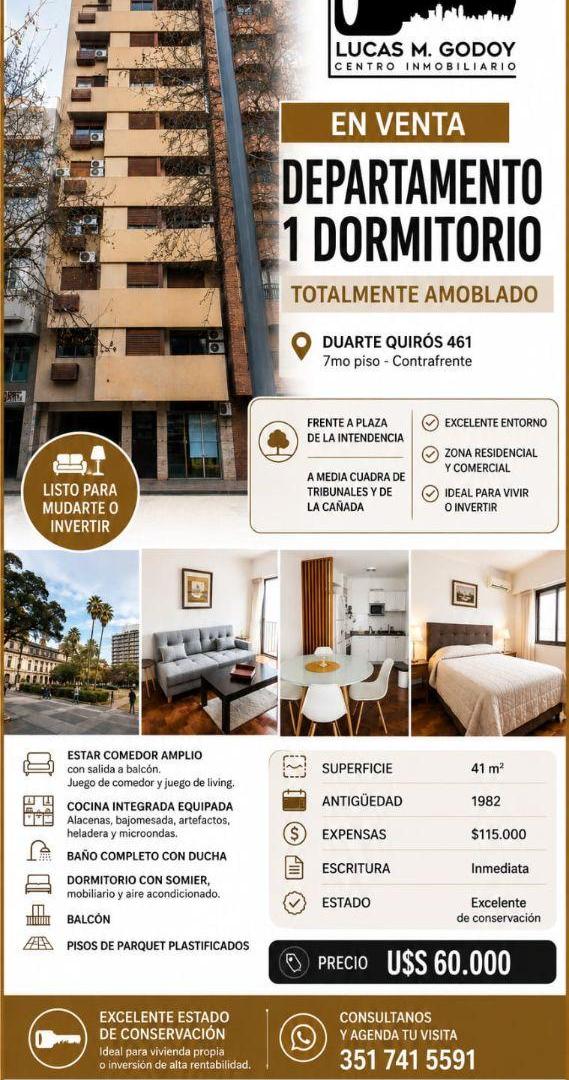 Foto de Venta Departamento 1 Dormitorio Amoblado | Frente a Plaza Intendencia, imagen 5