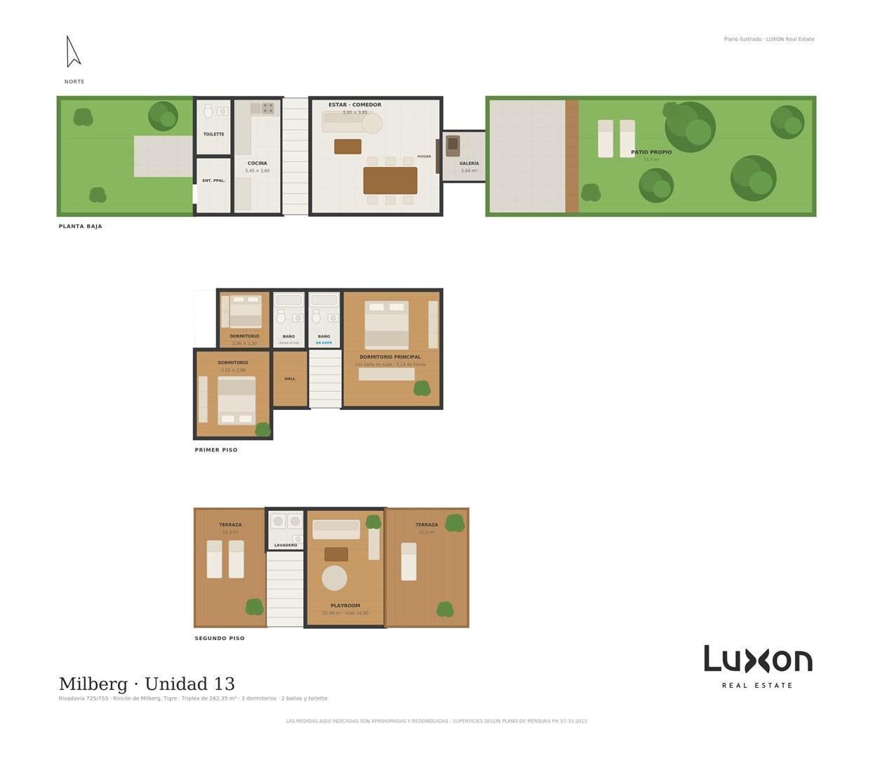 Casa Triplex  en Venta en Rincón de Milberg, Tigre, G.B.A. Zona Norte