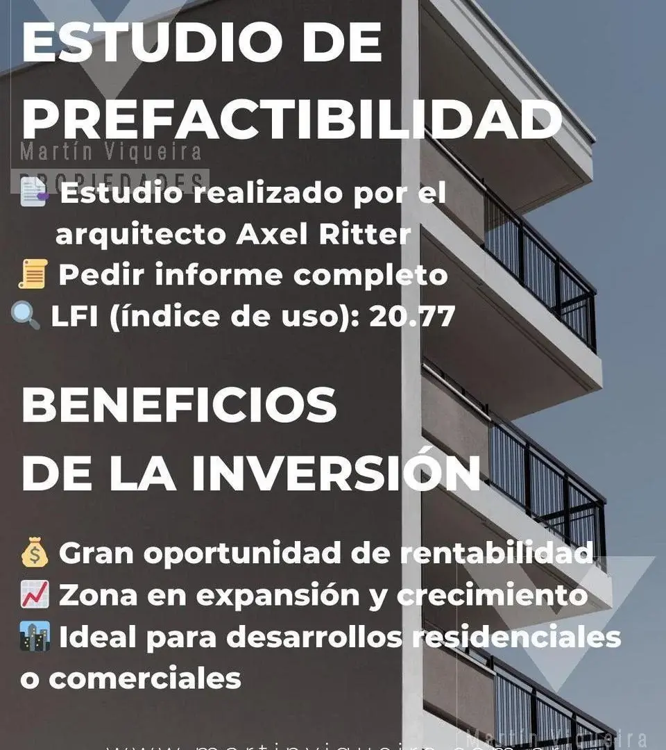 Terreno en venta en Entre Rios 721. Sup. vendible 2197 3