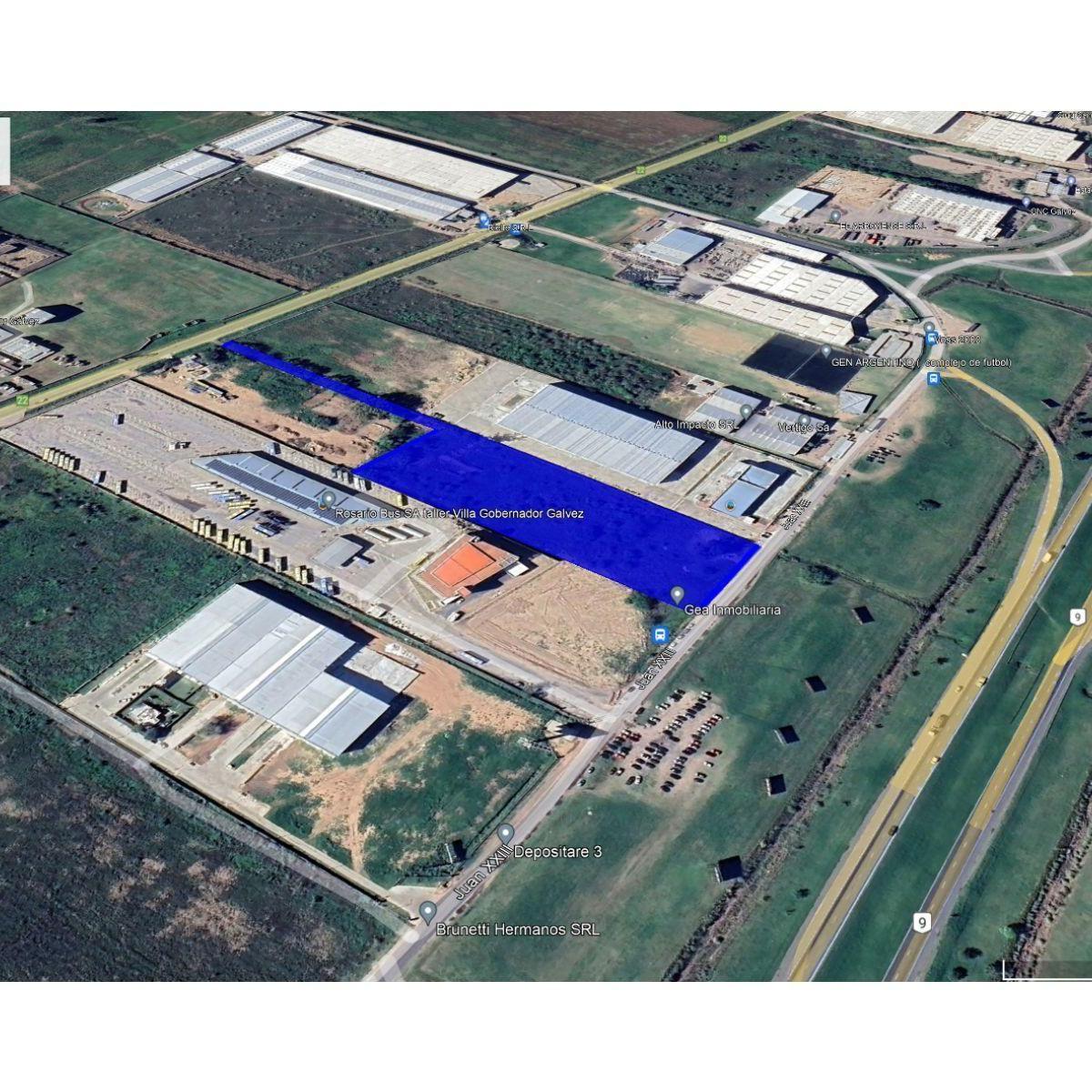 Lote en Venta Sobre Au Rosario - Bs As Zona Industrial 5