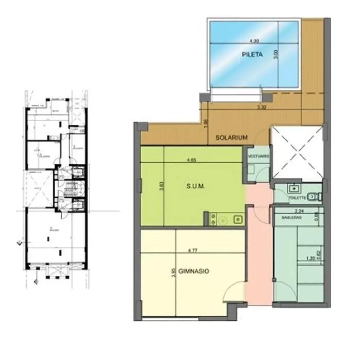 MONOAMBIENTE EN CONSTRUCCION EN VENTA! 7°B