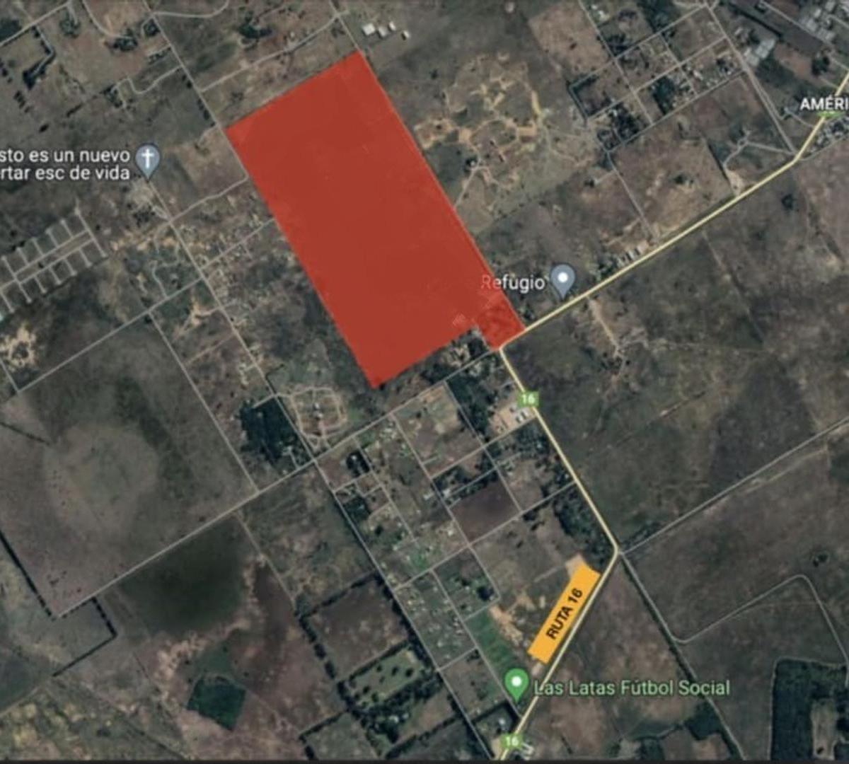 Campo/Fraccion  56 Ha sobre  ruta 16