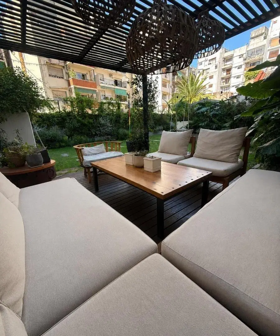 VENTA- DEPARTAMENTO- PALERMO- QUINCHO- JARDIN 3