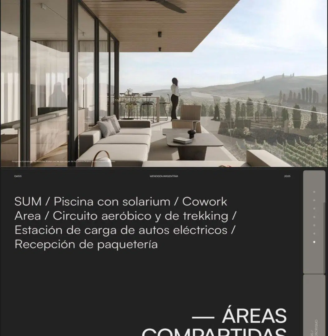 Departamento en venta c/ cochera en Chacras de Coria 5