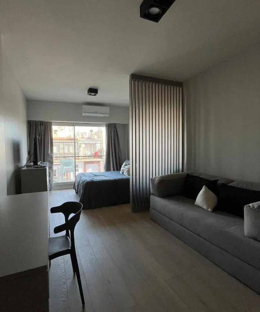 Impecable remodelado a nuevo y amplio monoambiente de 40m2 en Palermo, totalmente equipado 3