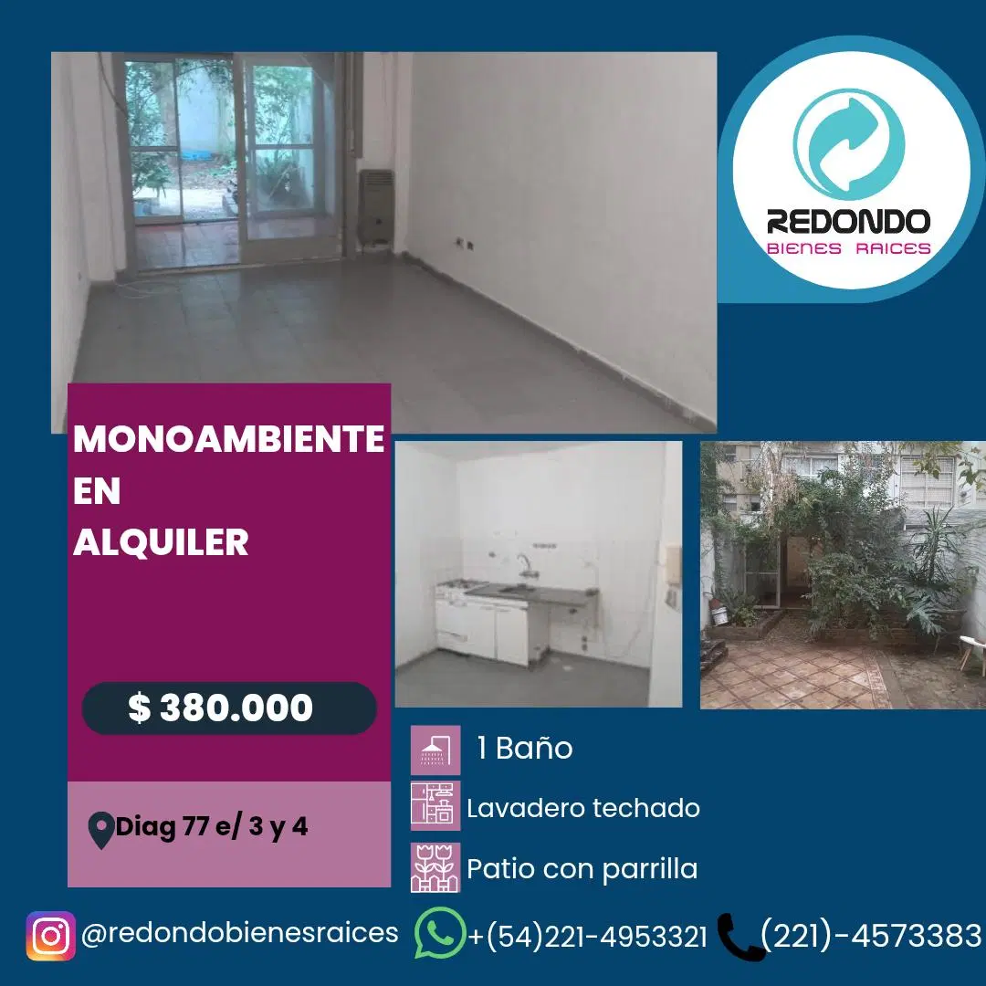 ALQUILER DE MONOAMBIENTE 2