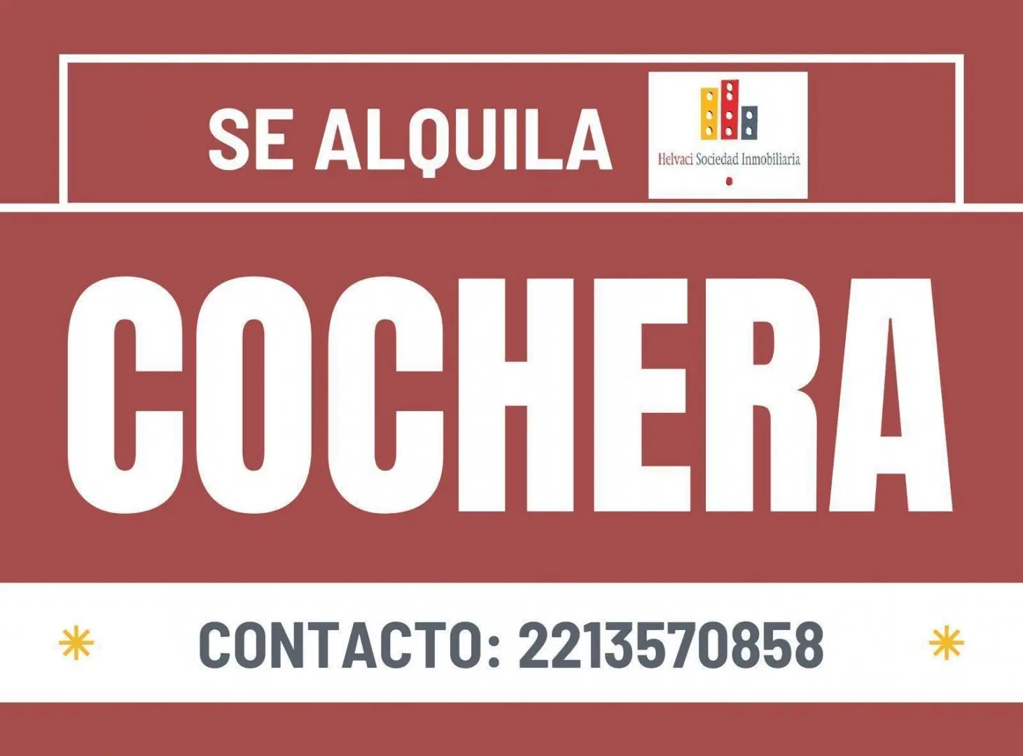 Cochera en alquiler 1