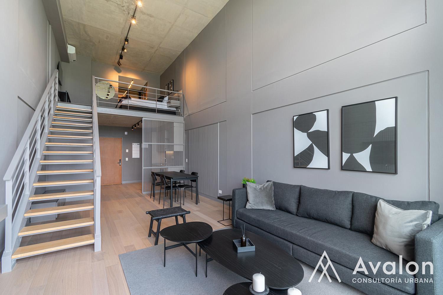 Departamento Dúplex 2 Ambientes en Alquiler Amoblado en Concepción Palermo
