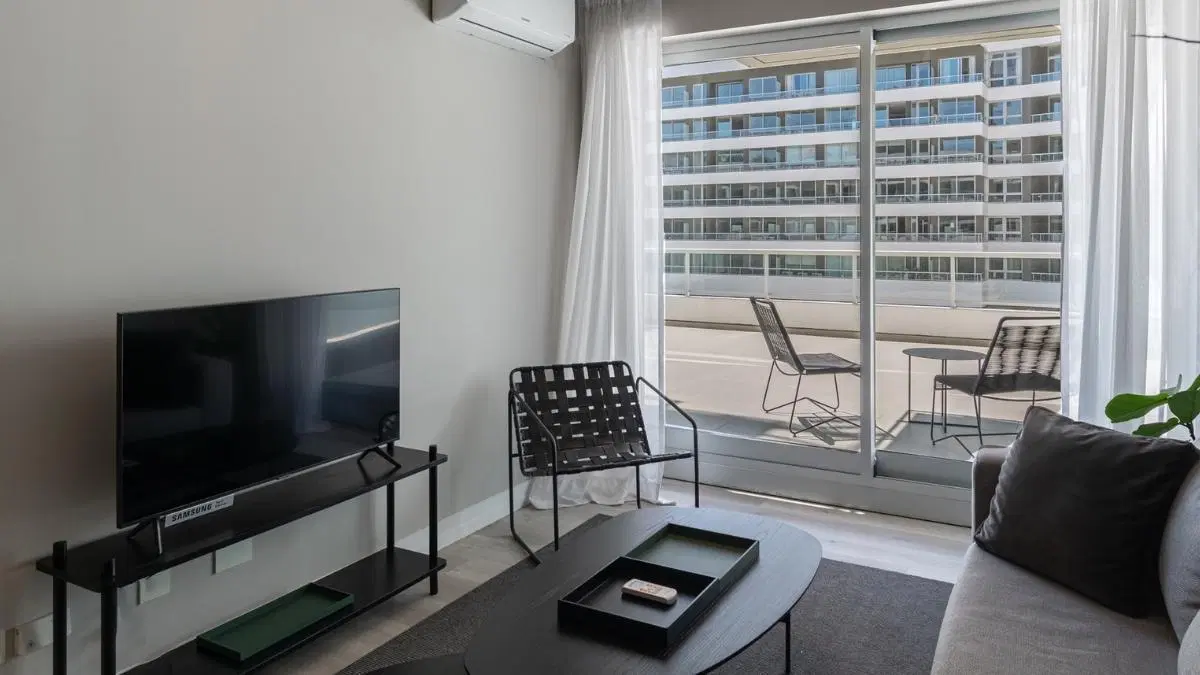 Departamento 2 ambientes en alquiler amoblado con vista a la pileta en Concepción Palermo 2