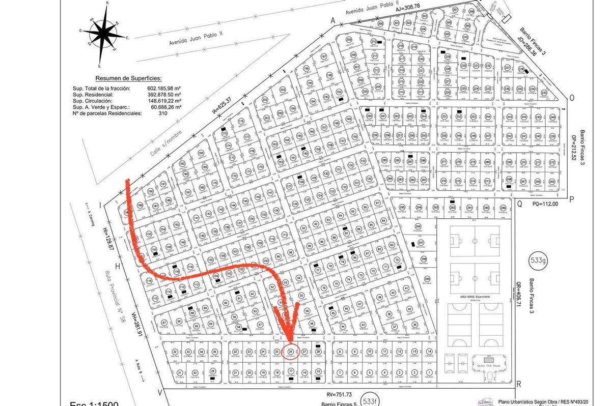 VENTA LOTE 1327M2 EN FINCAS SPORTING SAN VICENTE